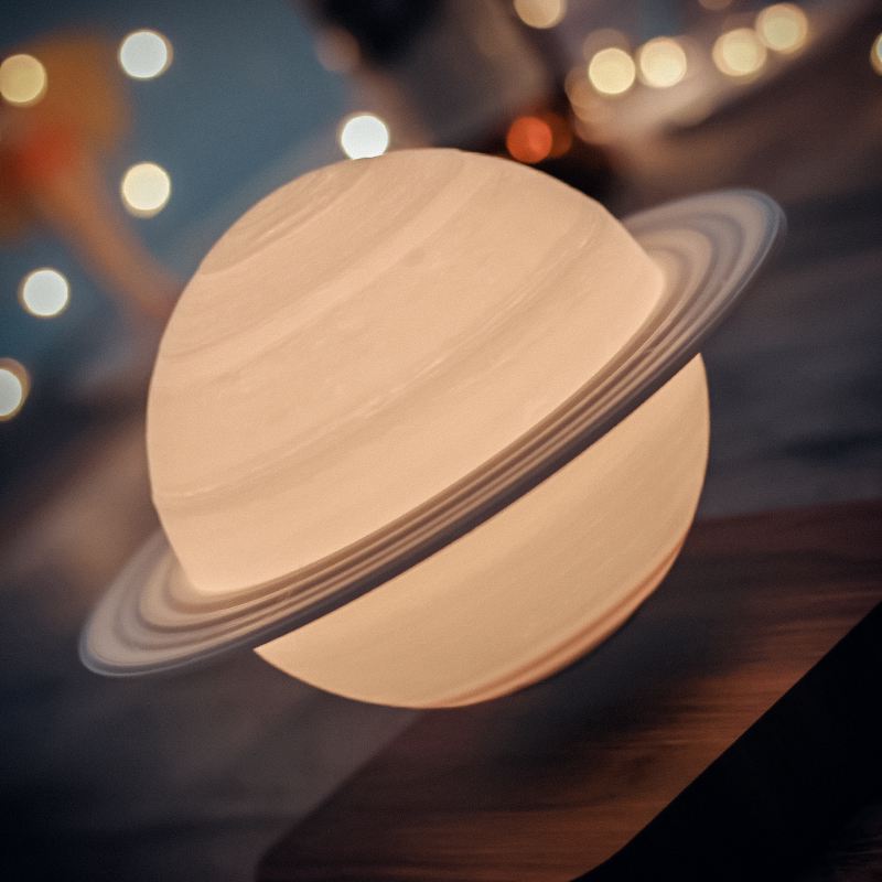 Leviterende Saturnuslampe Luvikno