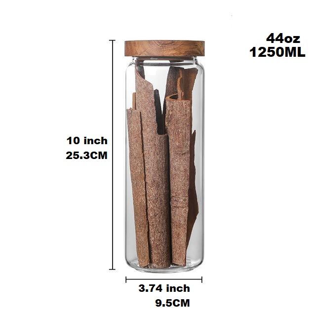Lid Glass Storage Bottles | Luvikno