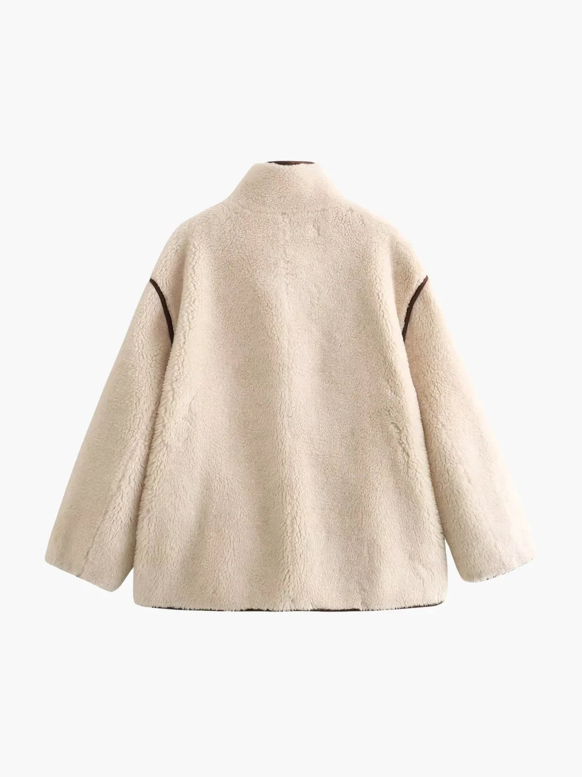 Luvik | Shearling Stand Collar Jacket