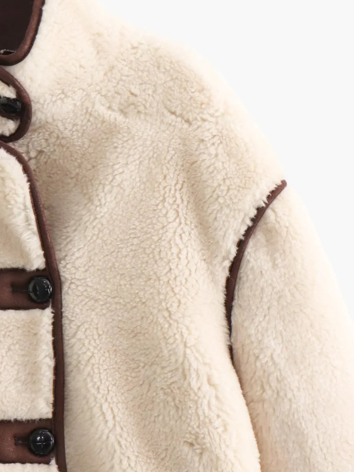 Luvik | Shearling Stand Collar Jacket