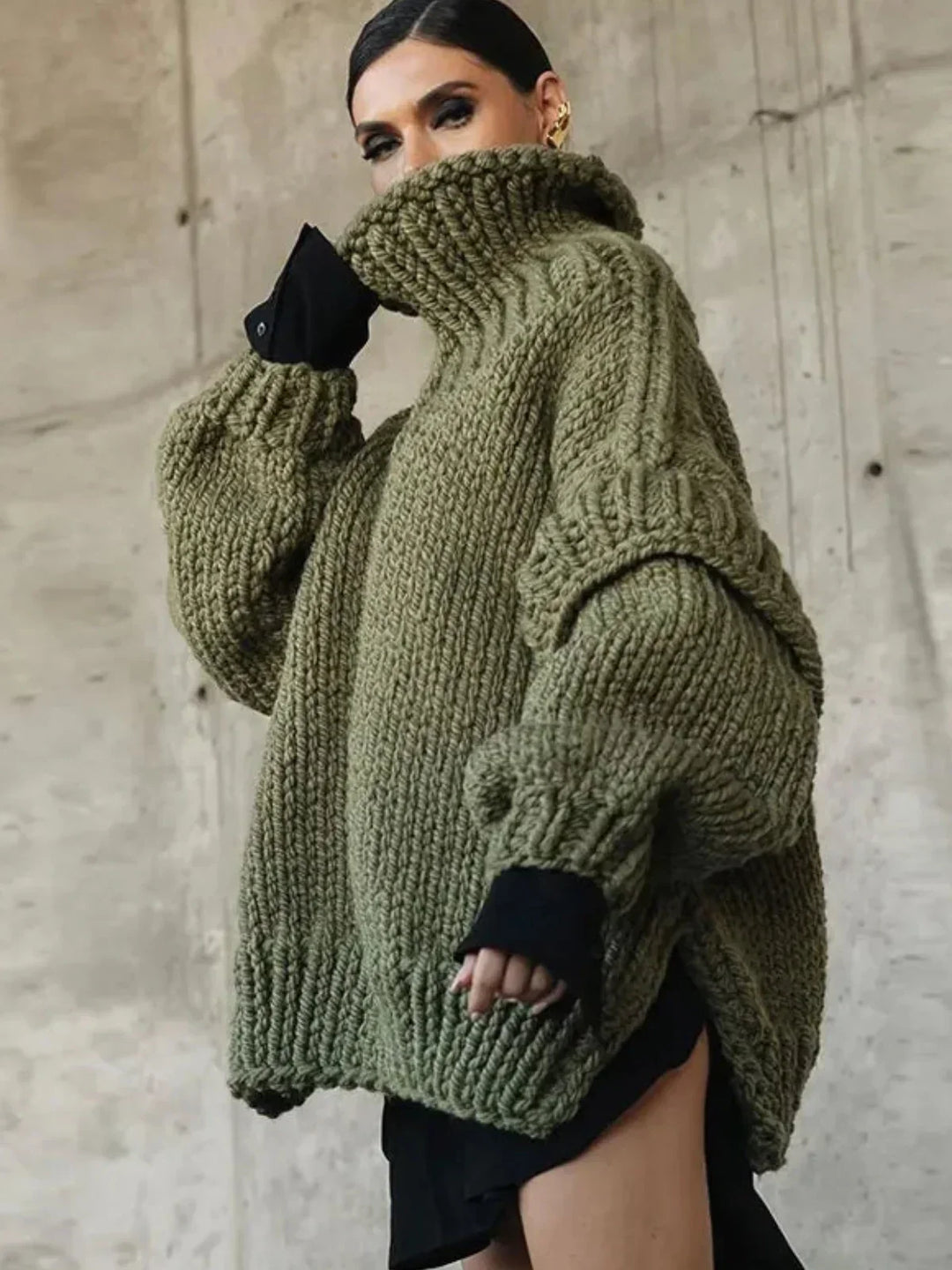 Luvik | Strikk Oversized Pologenser
