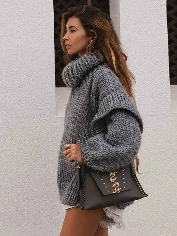 Luvik | Strikk Oversized Pologenser