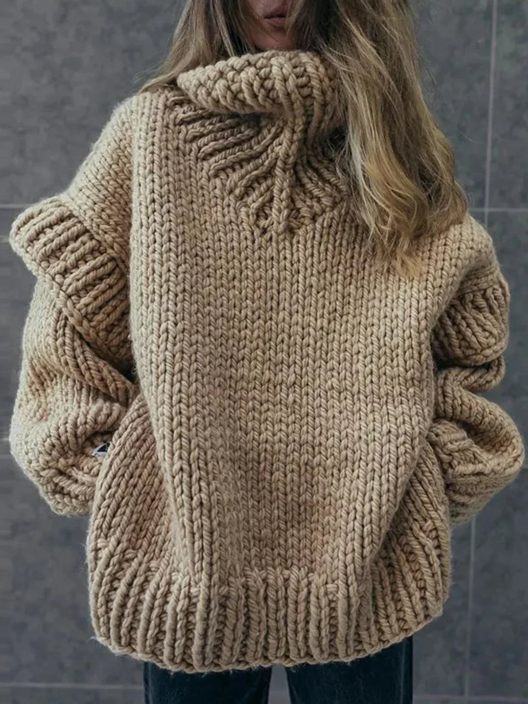 Luvik | Strikk Oversized Pologenser