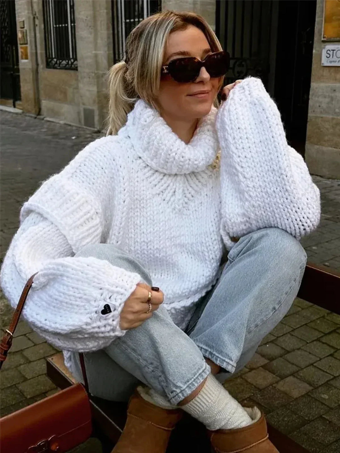 Luvik | Strikk Oversized Pologenser