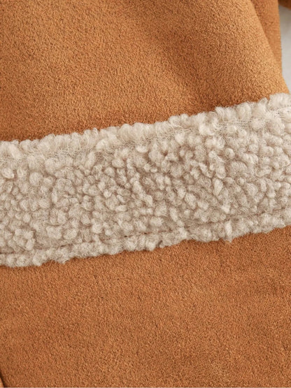 Luvik | Sherpa-vuorattu tekonahkakangastakki