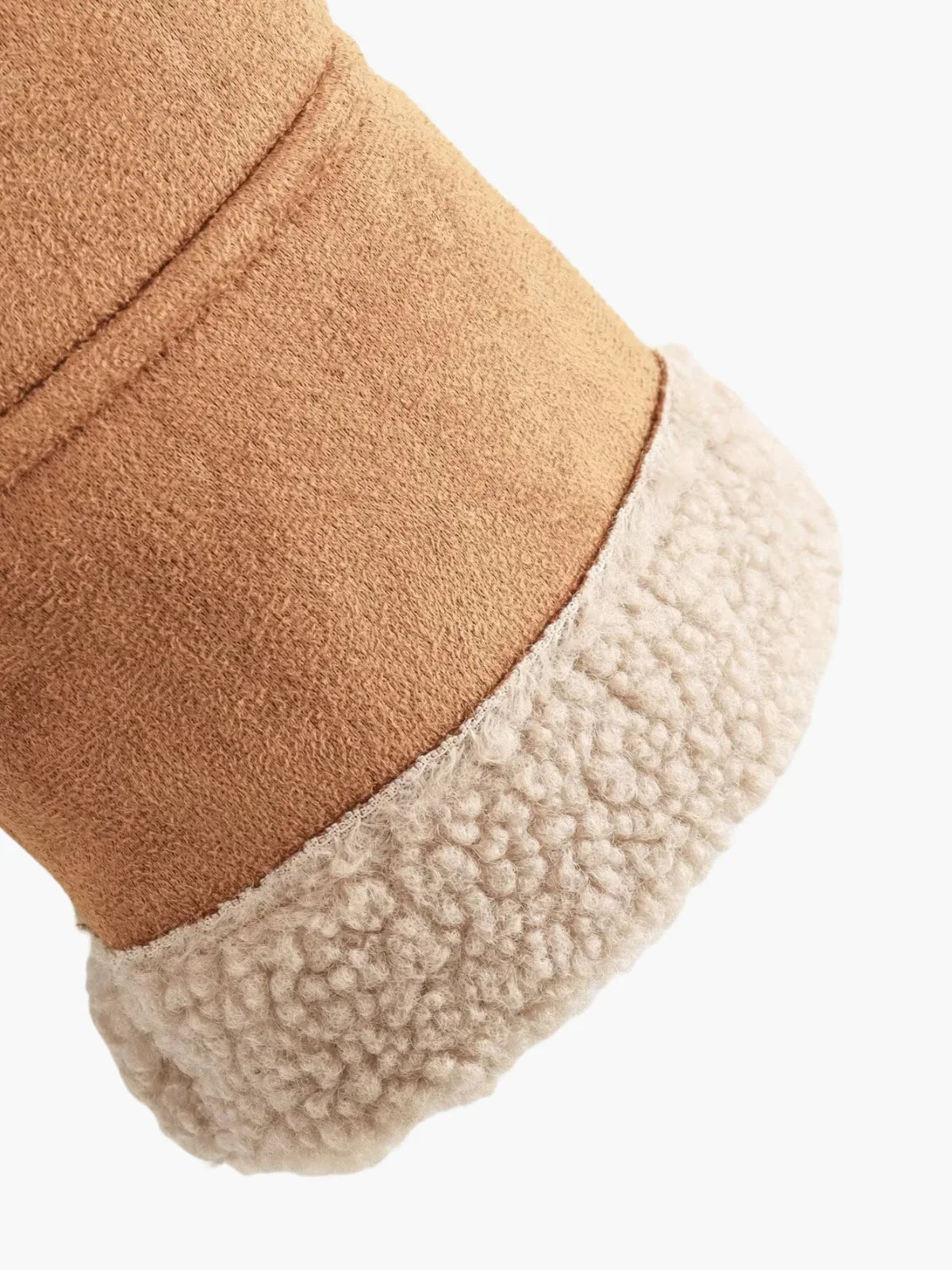 Luvik | Sherpa-vuorattu tekonahkakangastakki