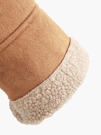 Luvik | Sherpa-vuorattu tekonahkakangastakki