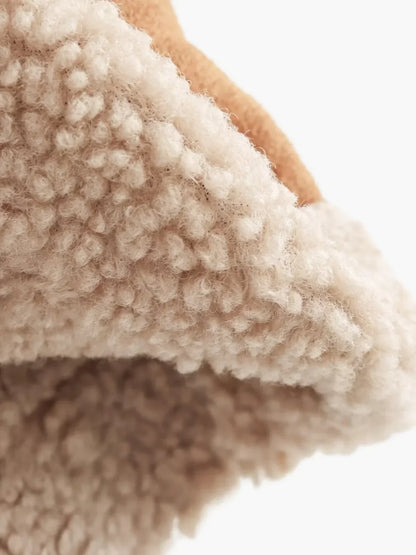 Luvik | Sherpa-vuorattu tekonahkakangastakki