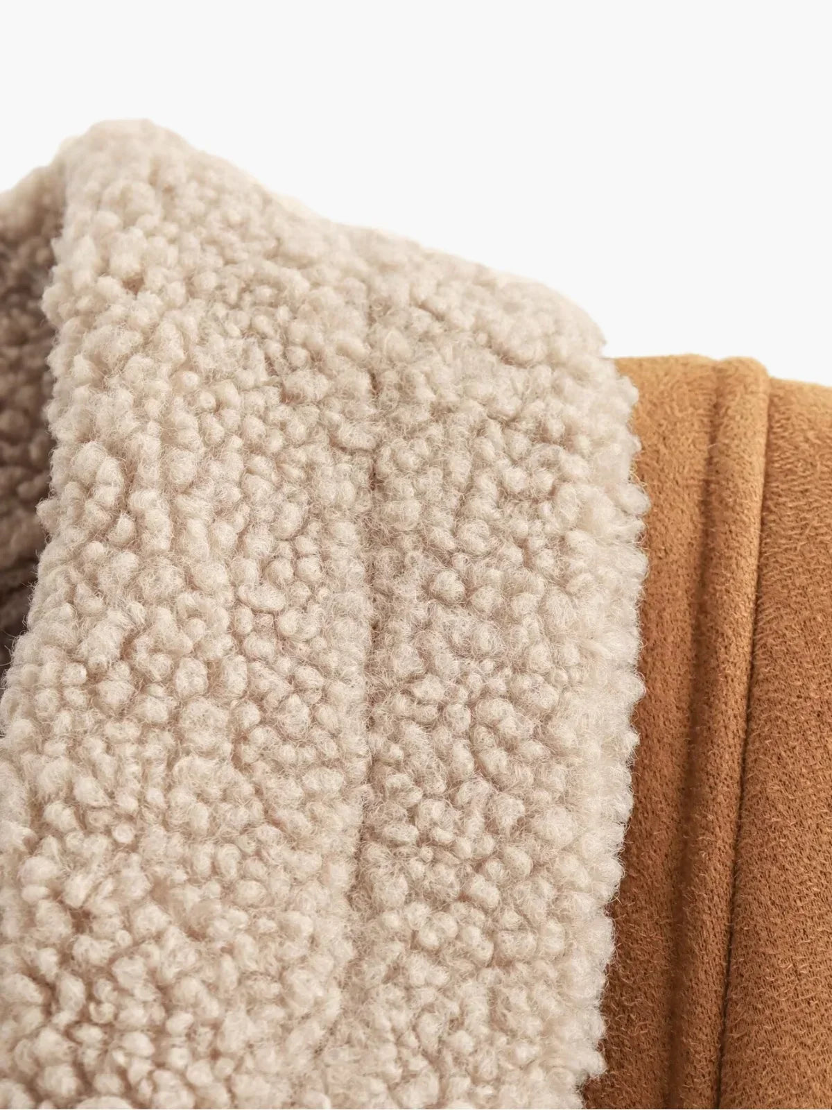 Luvik | Sherpa-vuorattu tekonahkakangastakki