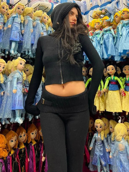 Luvik | Up Knit Hoodie ja Jogger Set