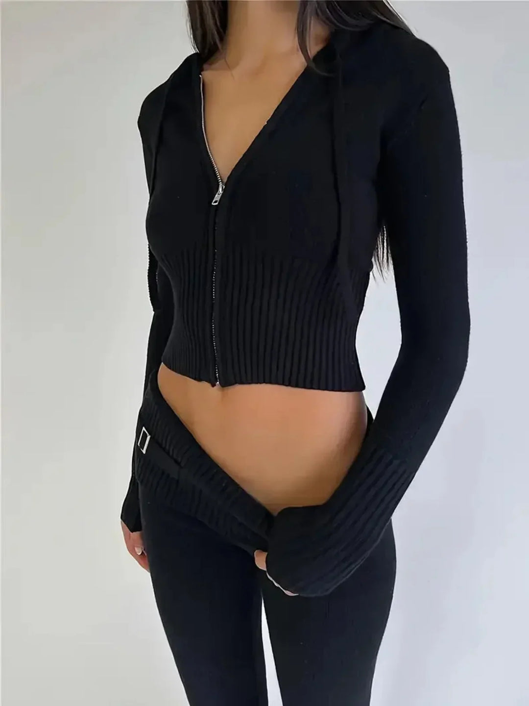 Luvik | Up Knit Hoodie og Jogger Set