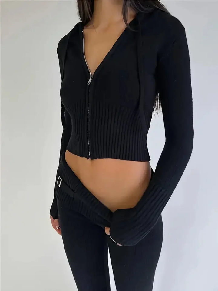 Luvik | Up Knit Hoodie og Jogger Set