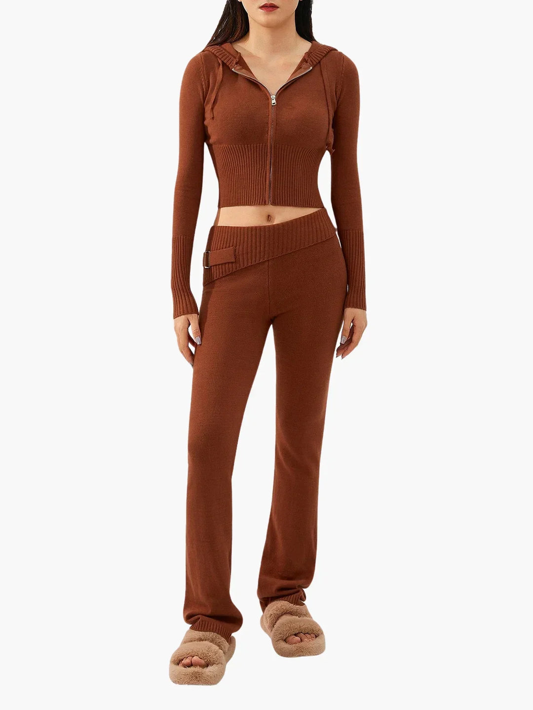 Luvik | Up Knit Hoodie og Jogger Set