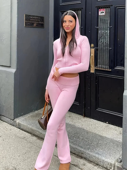 Luvik | Up Knit Hoodie ja Jogger Set