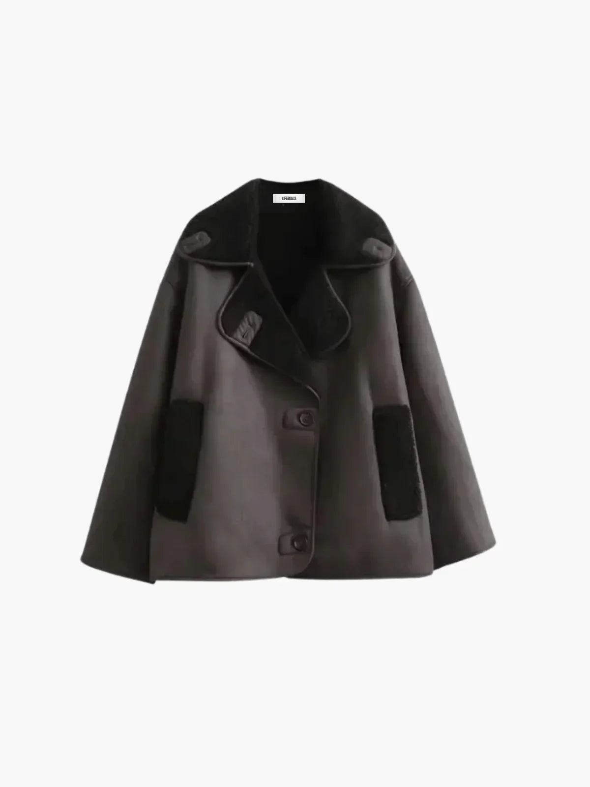 Luvik | Tyylikäs Tekoturkis Takki