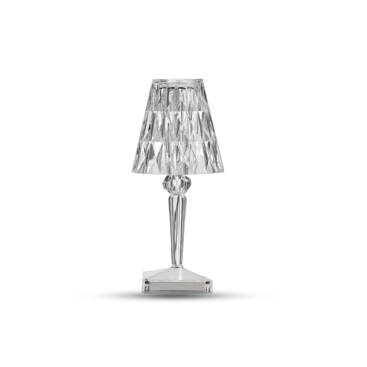KristalGlow Touch Lampe - Elegant Bordlampe med Berøringssensor og USB | Luvikno