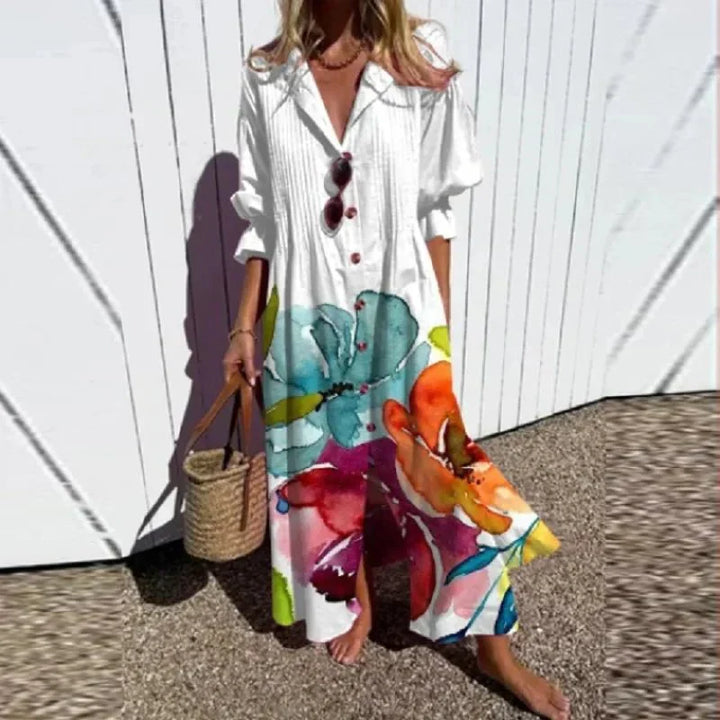 Luvik | Klassinen Boho Maxi Mekko