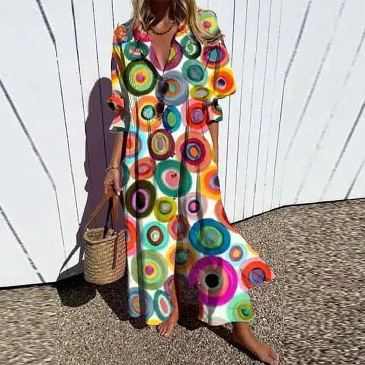 Luvik | Klassinen Boho Maxi Mekko