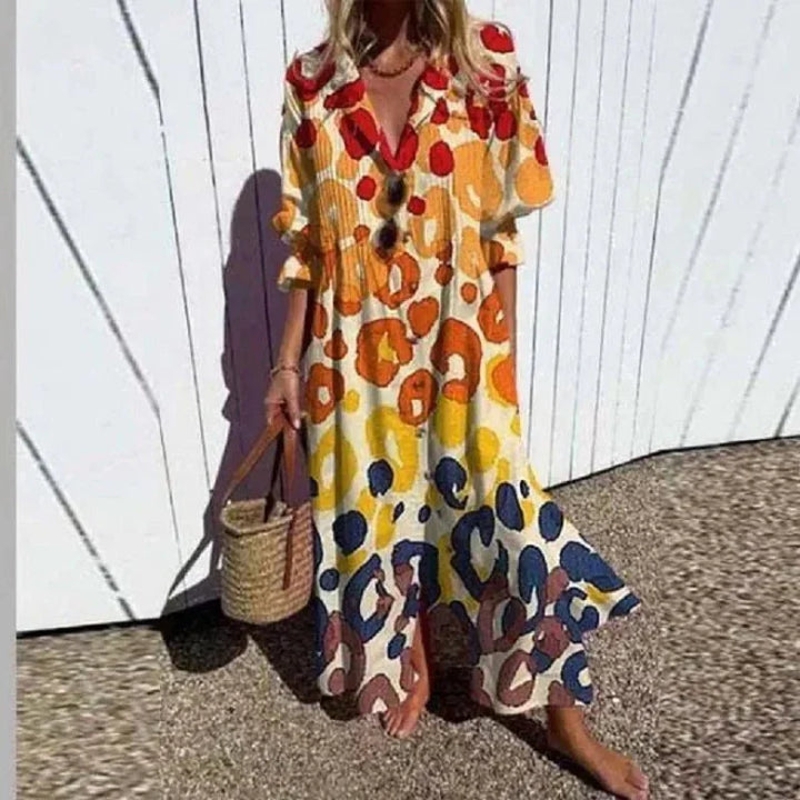 Luvik | Klassinen Boho Maxi Mekko