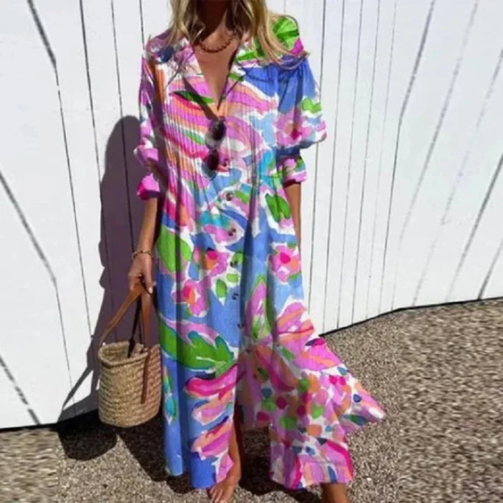 Luvik | Klassinen Boho Maxi Mekko