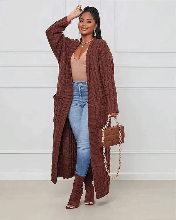 Luvik | V-hals genser lang oversized