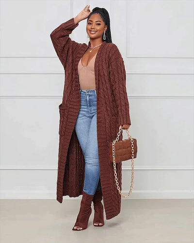 Luvik | V-hals genser lang oversized