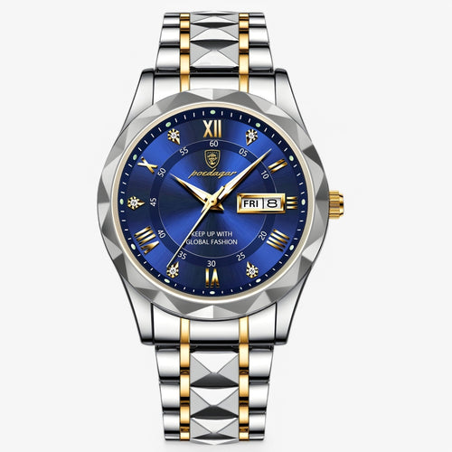 Herre Automatisk Klokke Klassisk Lærreim 40mm | Luvikno