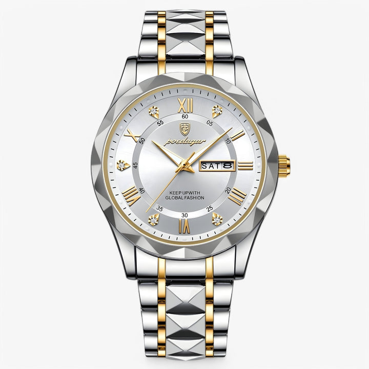 Herre Automatisk Klokke Klassisk Lærreim 40mm | Luvikno