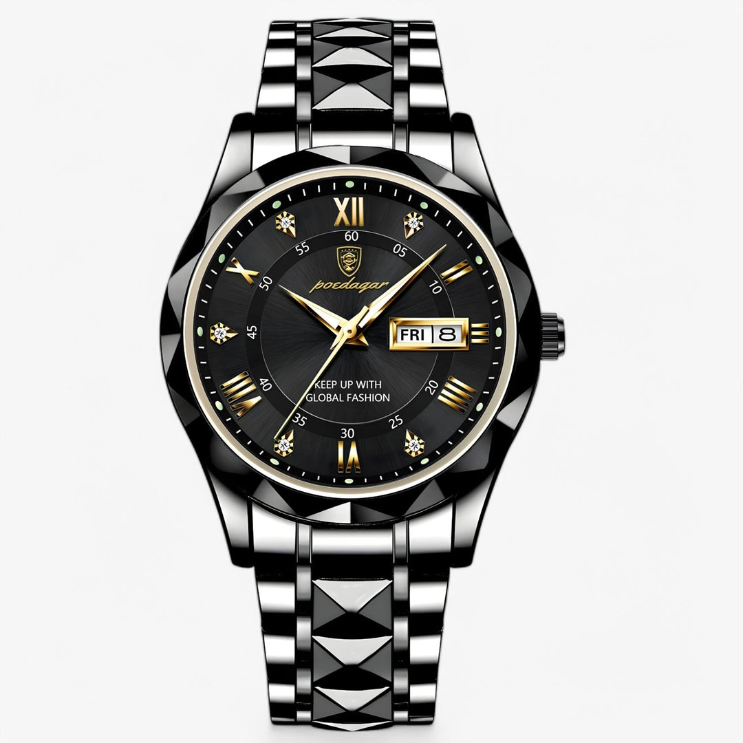 Herre Automatisk Klokke Klassisk Lærreim 40mm | Luvikno