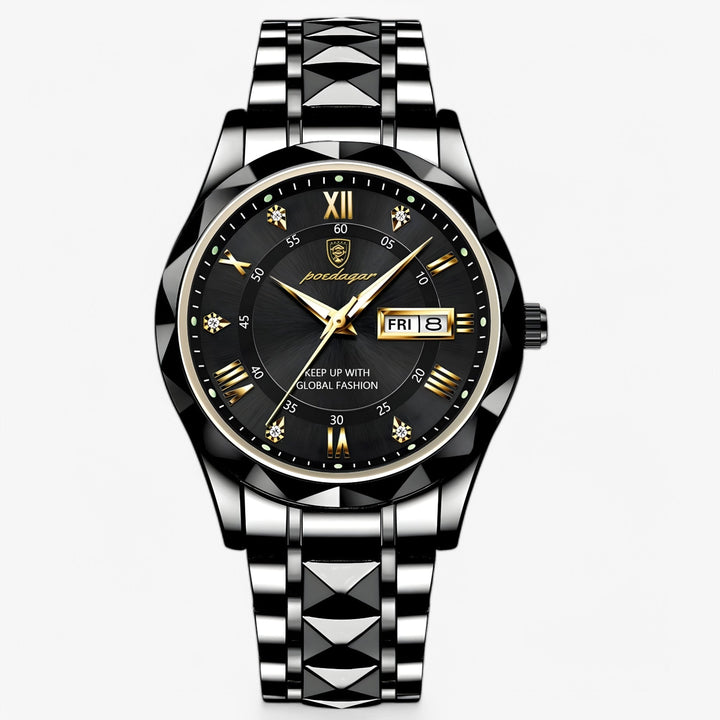 Herre Automatisk Klokke Klassisk Lærreim 40mm | Luvikno