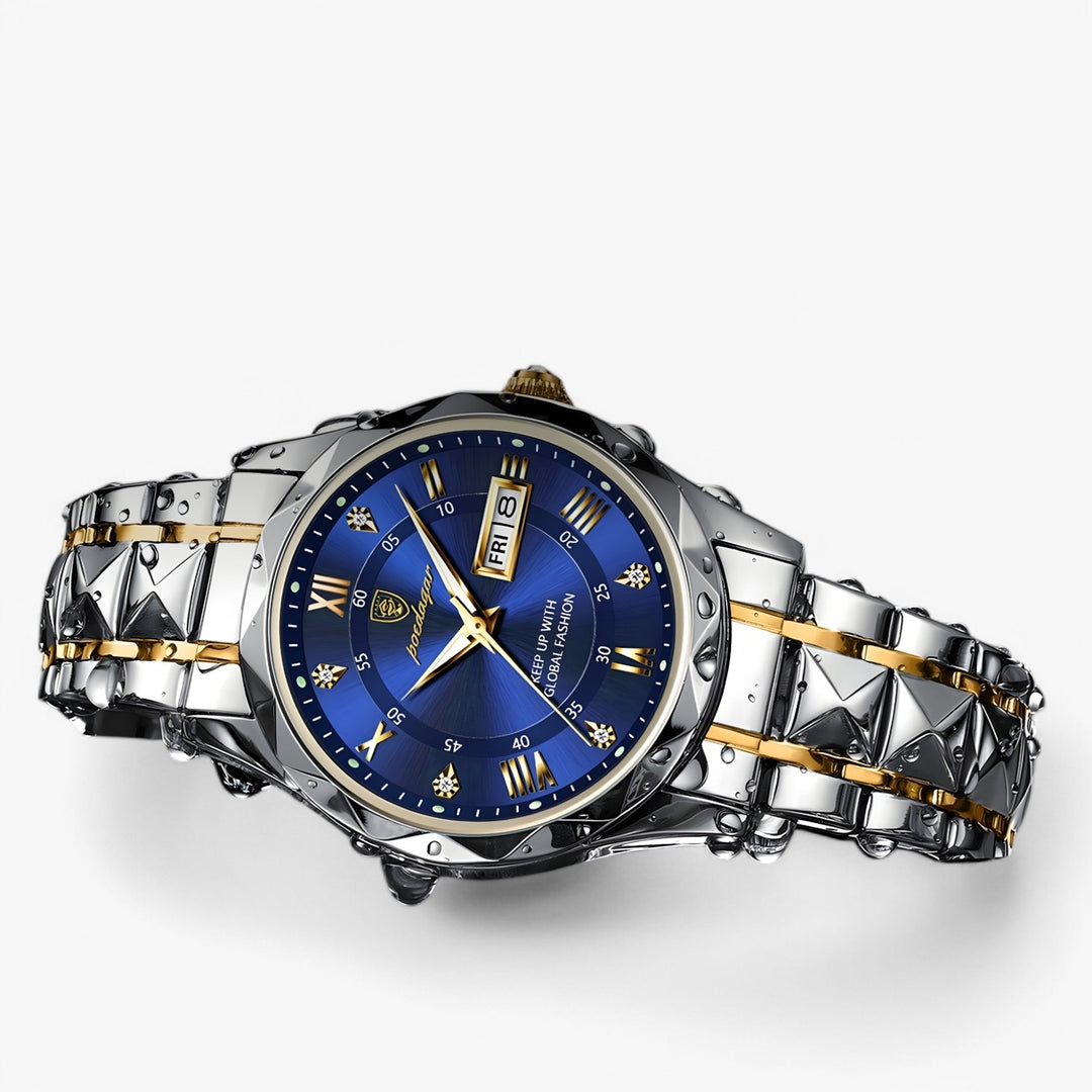 Herre Automatisk Klokke Klassisk Lærreim 40mm | Luvikno