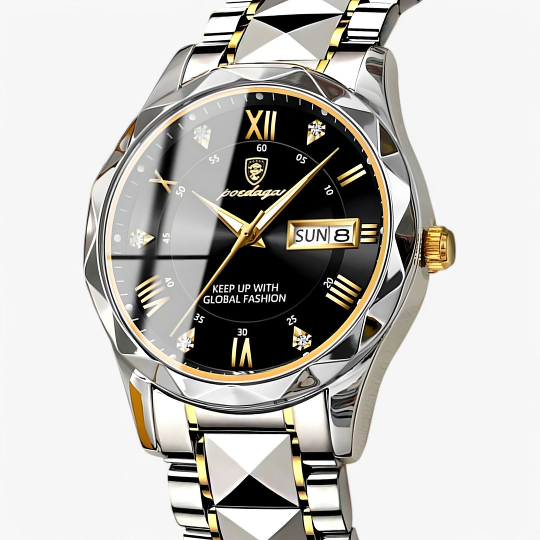 Herre Automatisk Klokke Klassisk Lærreim 40mm | Luvikno
