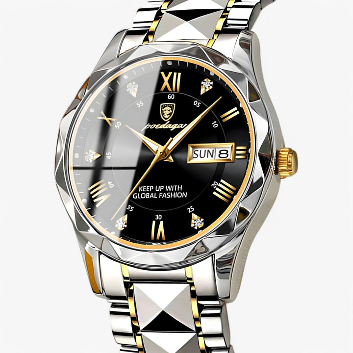 Herre Automatisk Klokke Klassisk Lærreim 40mm | Luvikno