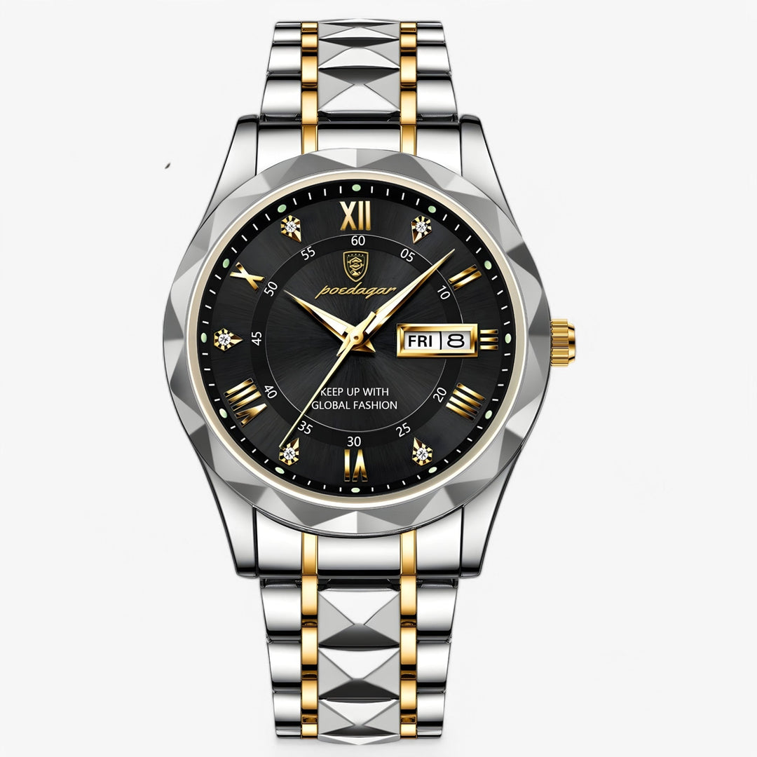 Herre Automatisk Klokke Klassisk Lærreim 40mm | Luvikno