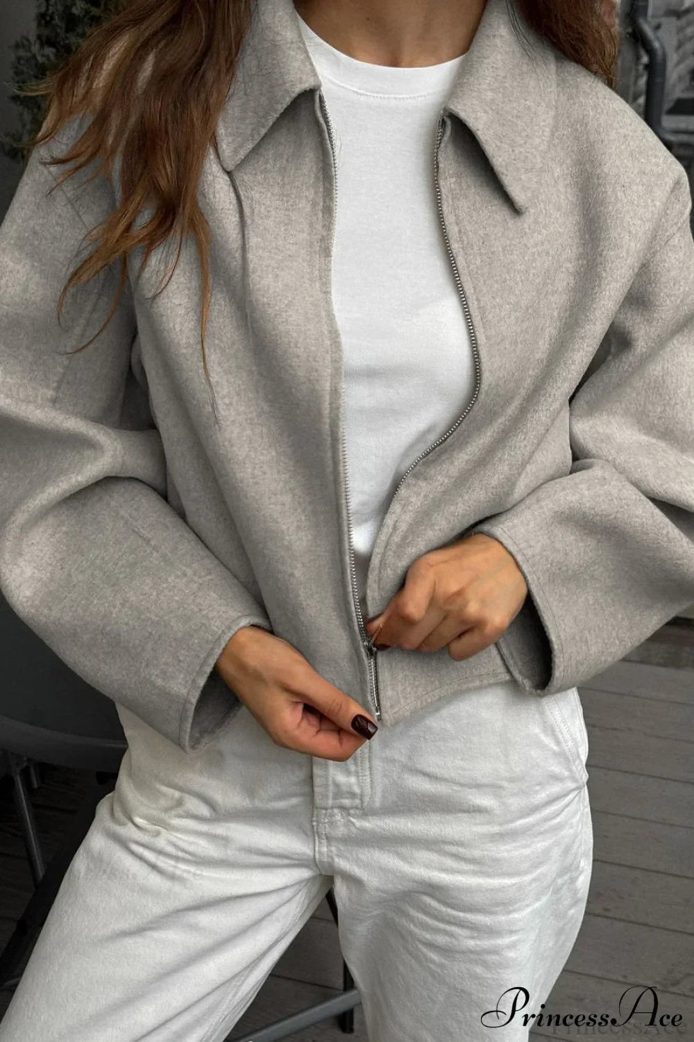 Luvik | Fit Brun Ull Jakke