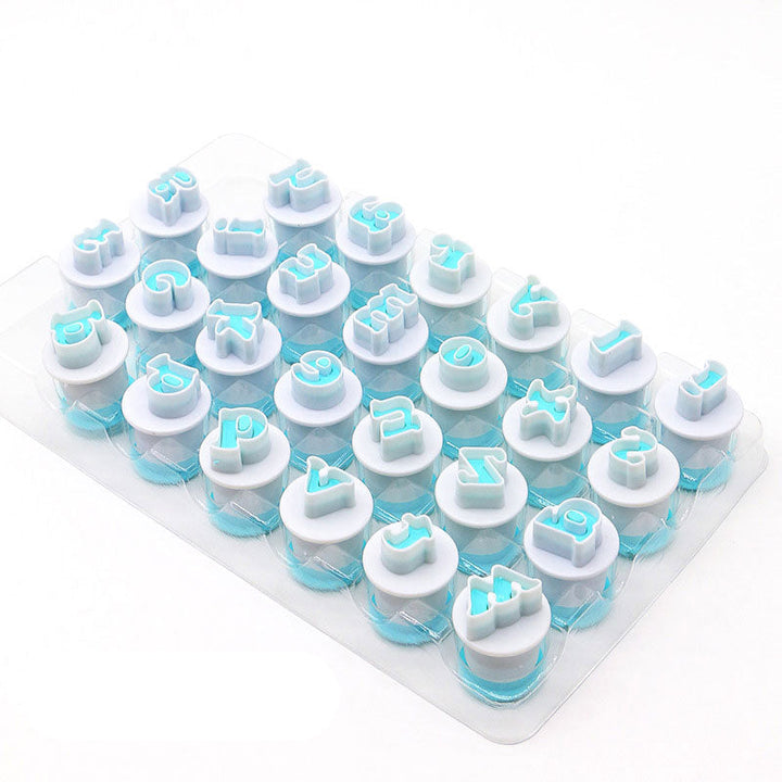 Alphabet Fondant Plunger Cutter | Luvikno