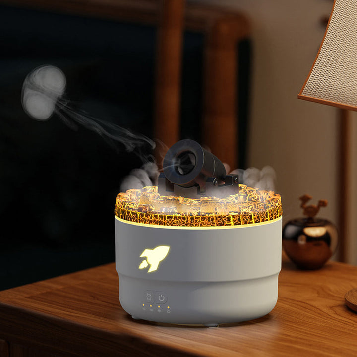 Luvikno | Aromadiffusor og luftfukter med nattlys - LavaGlow