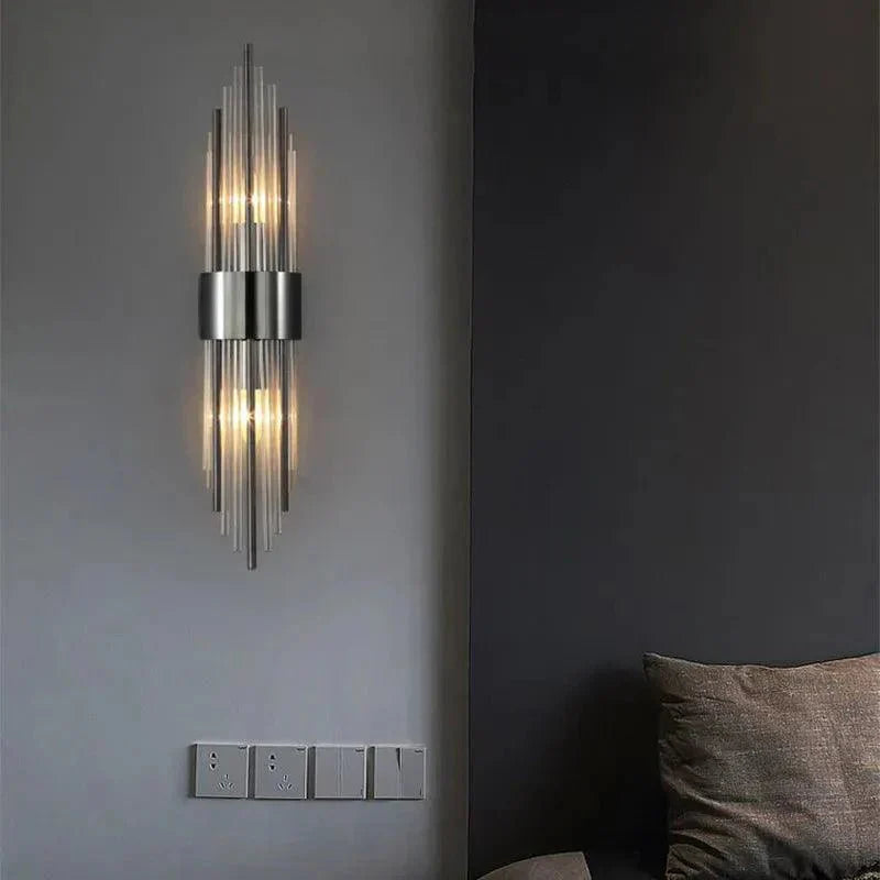Elegant krystallapplikasjon gylden berøring | Luvikno