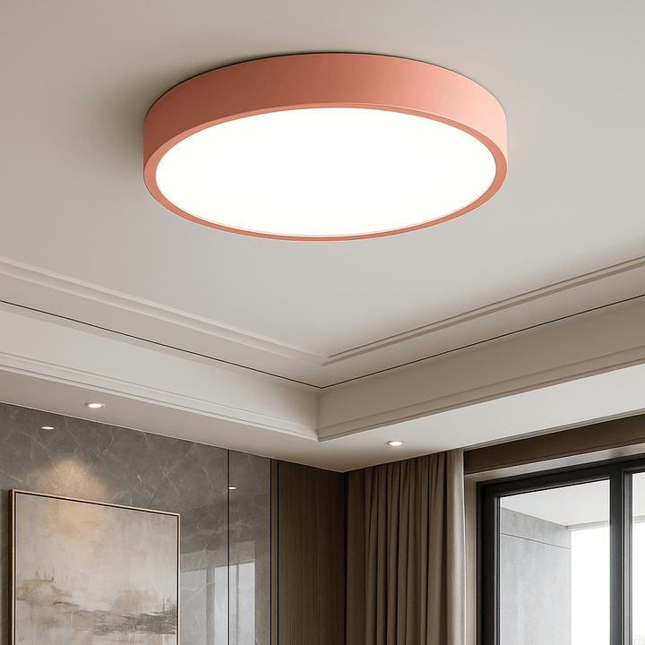 Rund LED Flush Taklampe | Luvikno