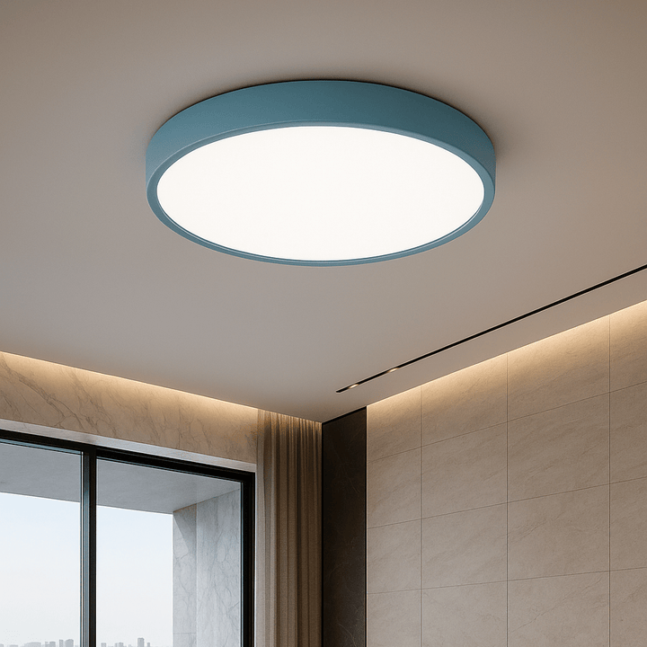Rund LED Flush Taklampe | Luvikno