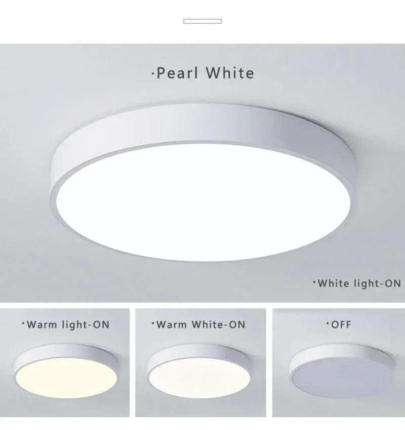 Rund LED Flush Taklampe | Luvikno