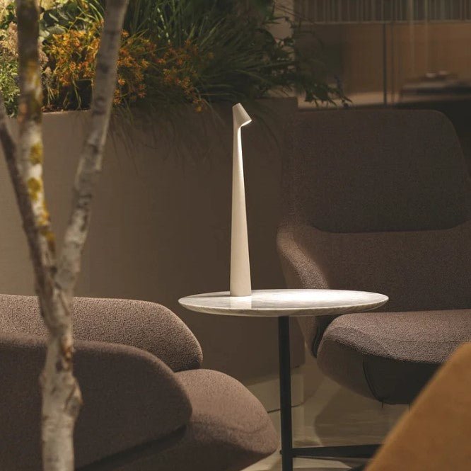 Lys bærbar bordlampe Luvikno