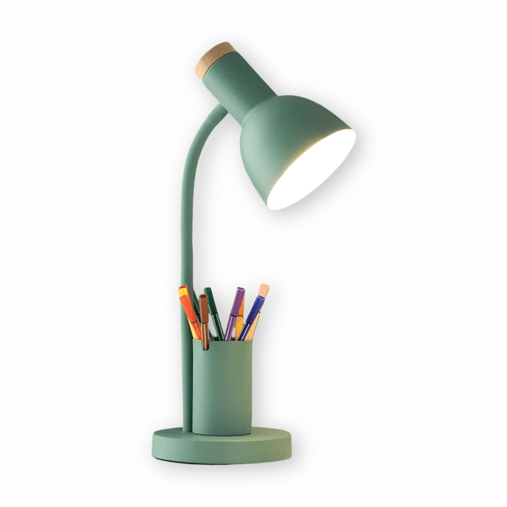 Luvikno | LumoDesk – LED bordlampe med pennholder for organisering og belysning