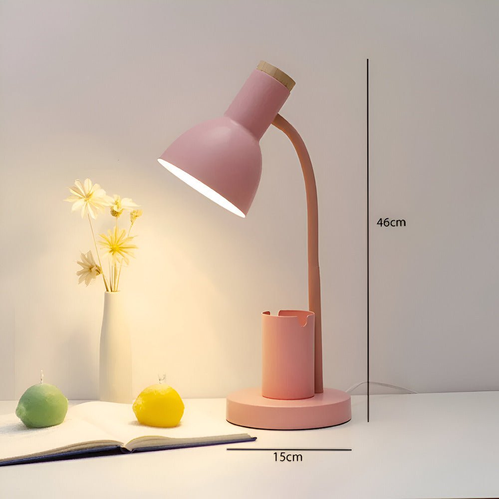 Luvikno | LumoDesk – LED bordlampe med pennholder for organisering og belysning