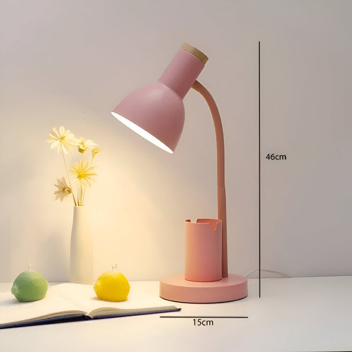 Luvikno | LumoDesk – LED bordlampe med pennholder for organisering og belysning