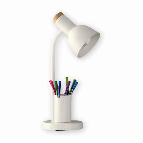 Luvikno | LumoDesk – LED bordlampe med pennholder for organisering og belysning
