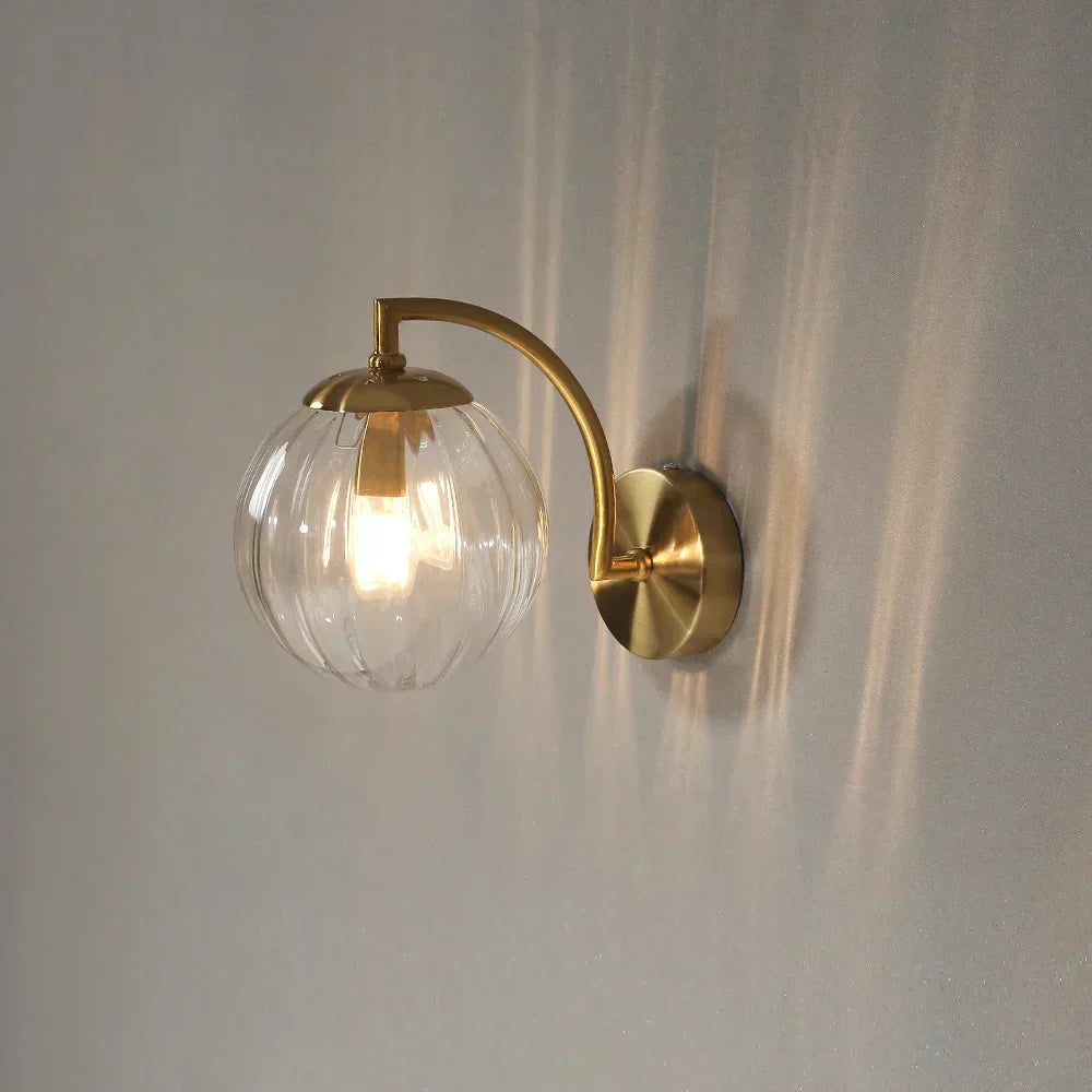 Luvikno | Luksus Moderne Glass Vegglampe - CrystalGlow