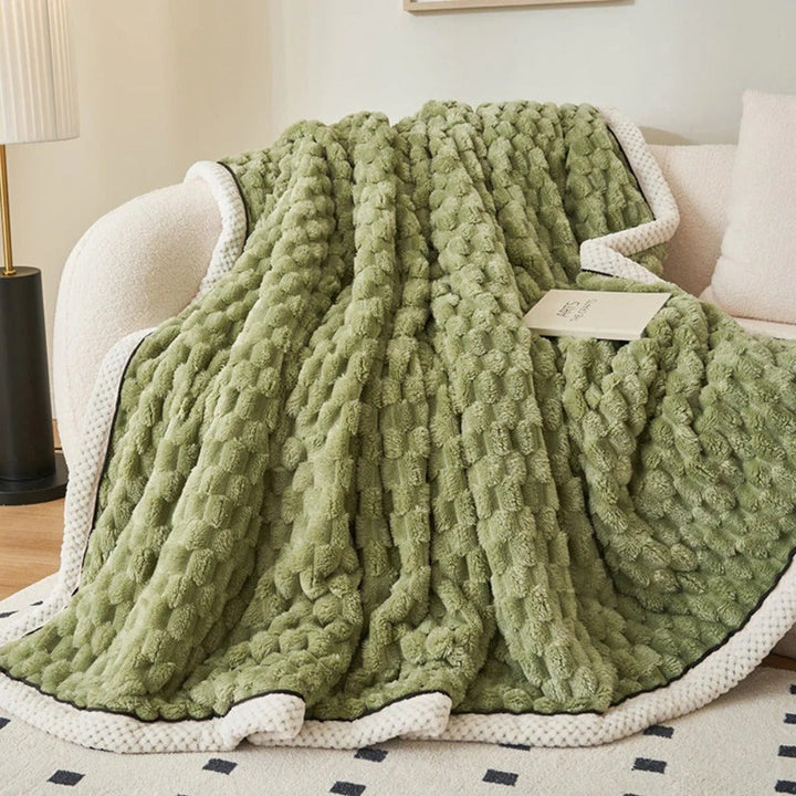 Plysj Fleece Teppe Myk Kaste Luvikno