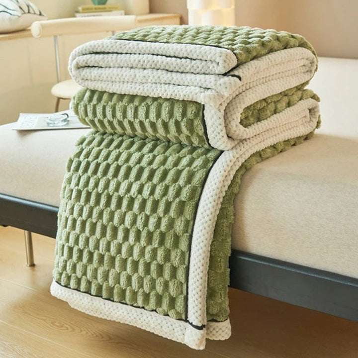 Plysj Fleece Teppe Myk Kaste Luvikno