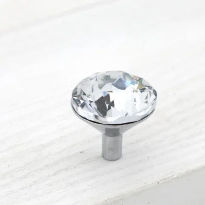 Luksus diamantkrystall skapknapper og håndtak elegante skuffehåndtak | Luvikno